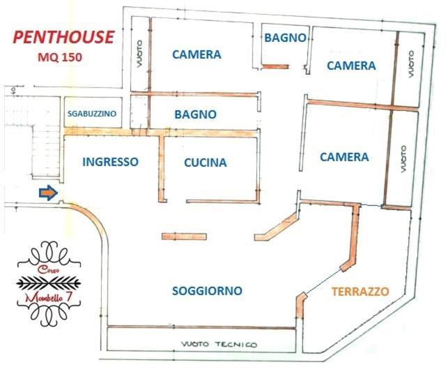 Penthouse Three Bedrooms Sanremo Exteriör bild